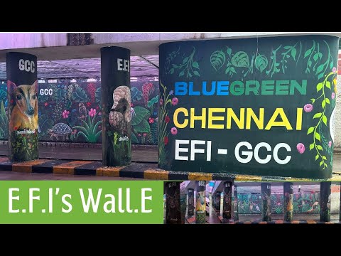 E.F.I's Wall.E - Aranganathan Subway, Chennai