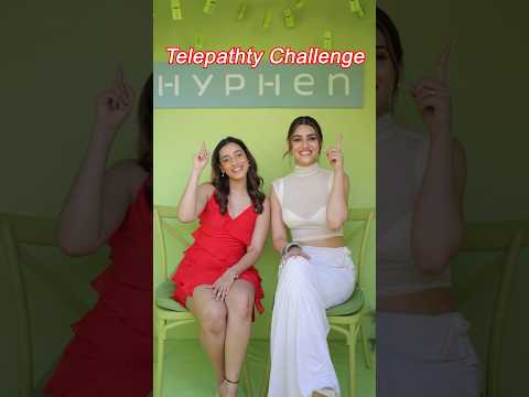 *TELEPATHY CHALLENGE* ft. @KritiSanon #ashortaday