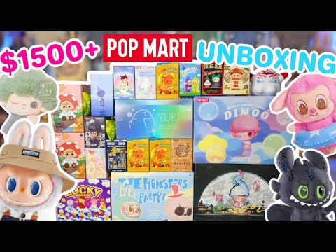 $1500+ POPMART UNBOXING *♡* OVERSEAS EXCLUSIVES AND SO MUCH MORE!!