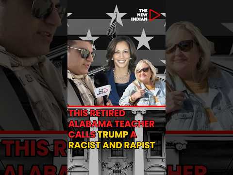 #uselections2024 Alabama Lady: Trump a Racist | #kamalaharris will win #votingday #usa