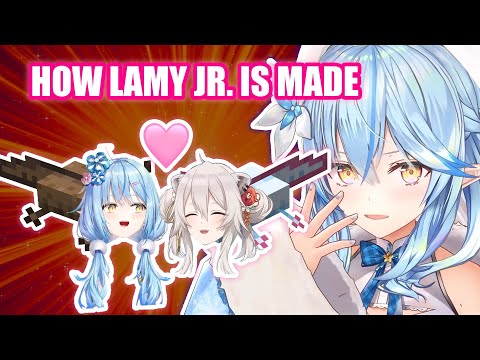 How Lamy Jr. Is Made by "Lamy" and "Botan" 【Hololive English Sub】