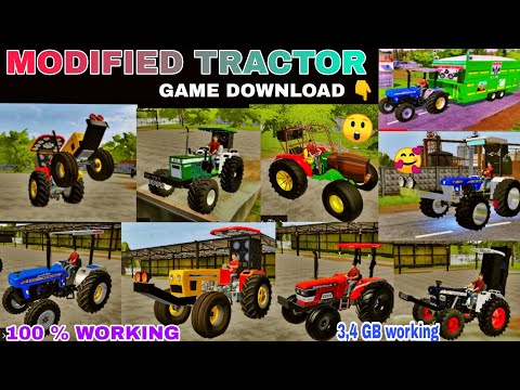 Fs20🔥 indian🚨 tractor mod download💥 apk || free 🚜download ||  big mod pack || modified tractor game