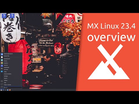 MX Linux 23.4 KDE overview | simple configuration, high stability, solid performance.