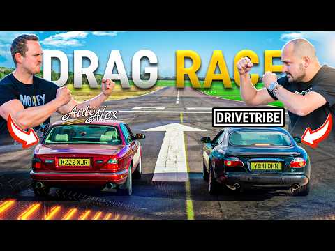 Who has the fastest Jag on YouTube? | DriveTribe vs Auto Alex DRAG RACE