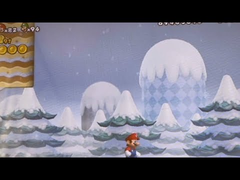 バグにより取り残されたマリオ氏 NEW SUPER MARIO BROS Wii