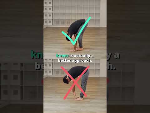 Bent Knees Work Great in Forward Folds