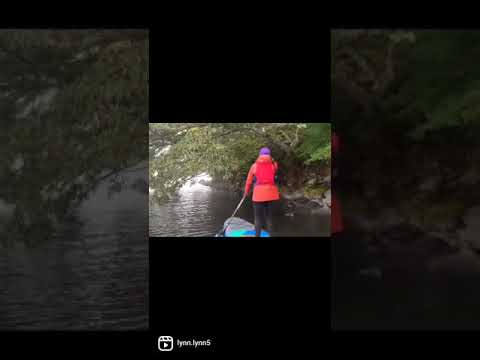 　Capsized!　stand up paddle surfing at chuzenji-lake #Shorts