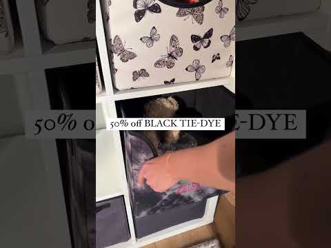 50% off top products in Black Tie-Dye print + 25% off two photo styles! #thirtyonegifts