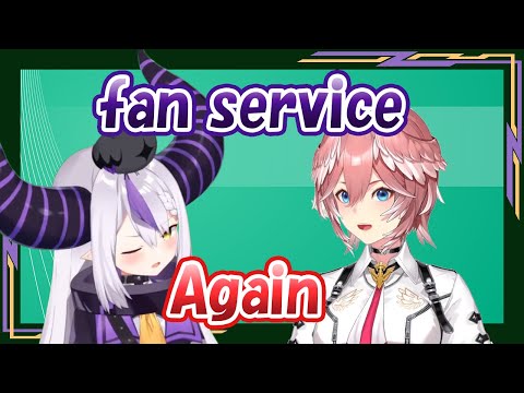 Laplus doing fan service again (failed)[ENG SUB/hololive]