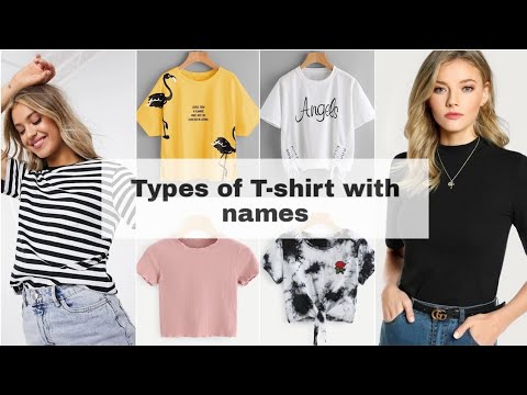 Types of T-shirt with name/T-shirt for girls women ladies/Korean t-shirt for girls/Tshirt for summer