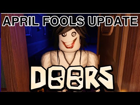 TRYING TO BEAT DOORS NEW APRIL FOOLS UPDATE