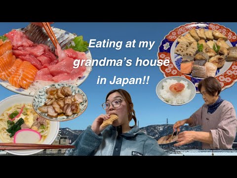 What I eat in a week in JAPAN at my grandma’s house - Winter New Year's edition!!