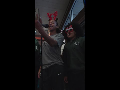 Christmas Caroling! | Michigan State Women's Basketball