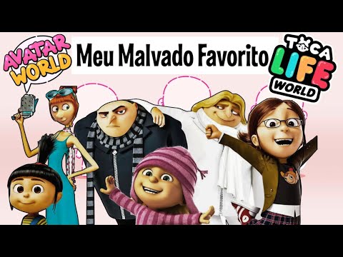 MEU MALVADO FAVORITO4/in the versions TOCA LIFE WORLD, AVATAR WORLD, MIGA WORLD E PIPI WORLD