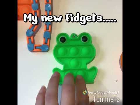 My old fidgets vs my new fidgets