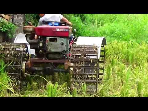 Ares four-wheel drive paddy field finishing machine tillage vehicle