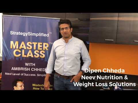 Dipen Chheda, Founder, Neev Nutrition & Weight Loss Solutions, at Business Scaling Up MasterClass®