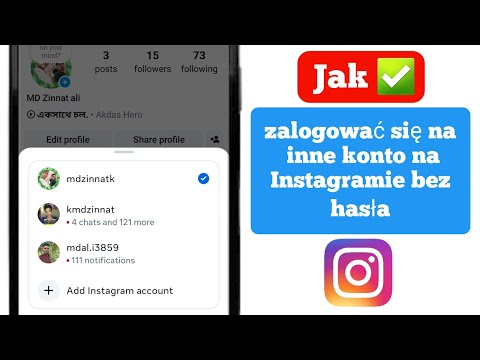 Jak zalogować się na inne konto na Instagramie bez hasła |Dodaj inne konto na Instagramie