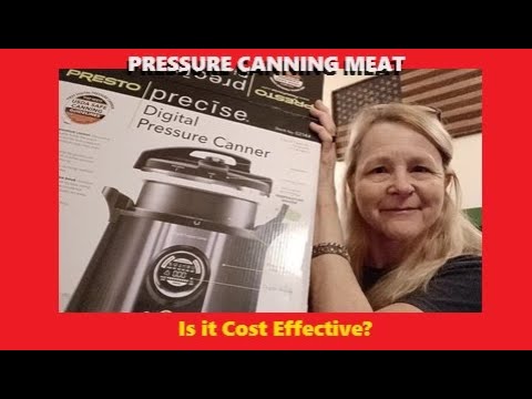 Pressure Canning for Dummies! Canning Hamburger Meat with my NEW ELECTRIC PRESTO PRESSURE CANNER ~