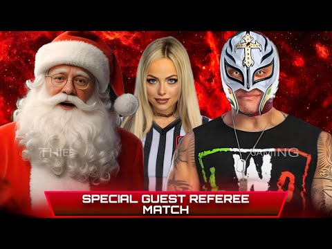 WWE 2K24 • Special Guest Referee Match - Santa Claus VS Rey Mysterio | WWE