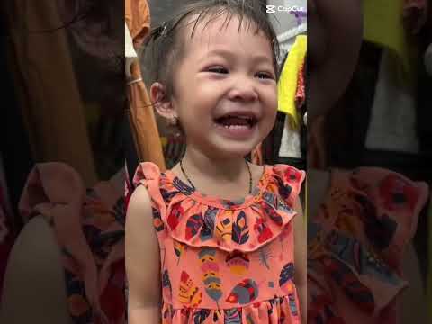 From Tears to Smiles: Crying Girl Laughs at Cute Cat #funny