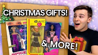 Opening a Christmas Gift Package! Vintage Top Model, Sindy, Spice Girls, & Britney Spears Dolls!