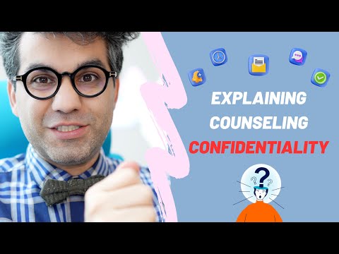 Explaining Counseling Confidentiality to Clients