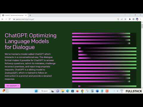 What is ChatGPT | full stack development | online course