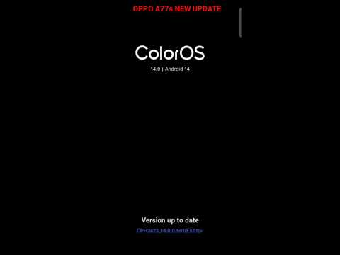 OPPO A77s NEW UPDATE AVAILABLE #oppoa77s #android14