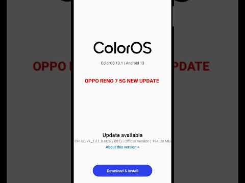 OPPO RENO 7 5G NOVEMBER MONTH UPDATE #opporeno75g #android14 #oppo #oppomobile #google #oppo9