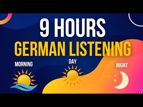 9 Hours of German CONVERSATION Practice  ||| Improve your German from Morning until Night