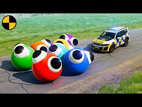 Cars vs Rainbow Friends Lookies 😱 BeamNG.Drive