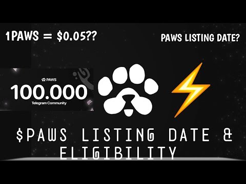 $Paws Announced Listing Date & Eligibility Criteria