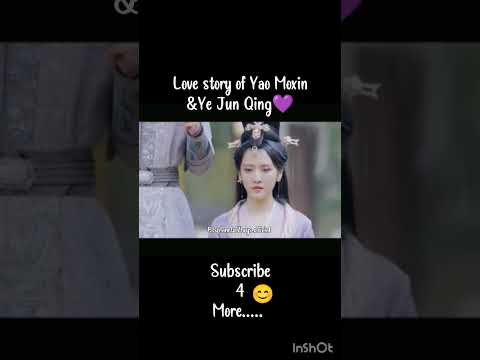 Love story of Yao Moxin & Ye Jun Qing💜#renascence #chenzheyuan #limozhi #music #song #cover