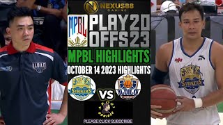 MPBL2023 PLAYOFFS GAME 2 BACOOR CITY STRIKERS VS ILOILO UNITED ROYALS