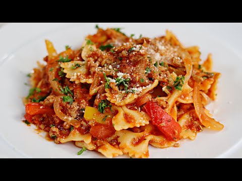 ITALIAN SAUSAGE PASTA RECIPE | QUICK DINNER