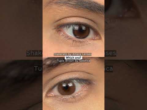 Most Natural Brown Contact Lenses #solotica #coloredcontactlenses #beautyhacks