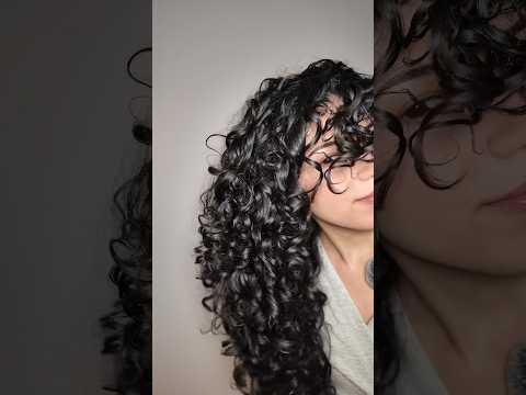 Curly hair routine: asmr version 🤍