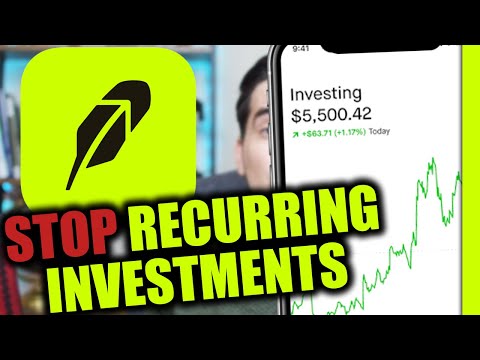 How to Stop or Edit Recurring Investments on Robinhood