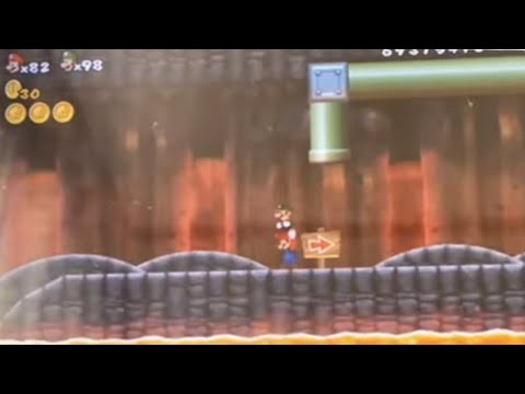 懐かしの有名バグやってみました8 死体上昇　NEW SUPER MARIO BROS Wii