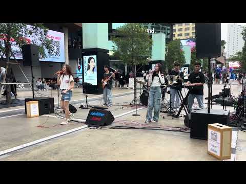 20240817 คนใจง่าย- ไอซ์ ศรัณยู ( Performed by Fabfilter Band) @siam square walking Street