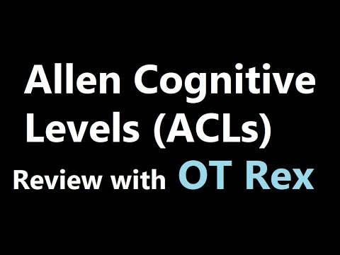 OT Rex - Allen Cognitive Levels Review