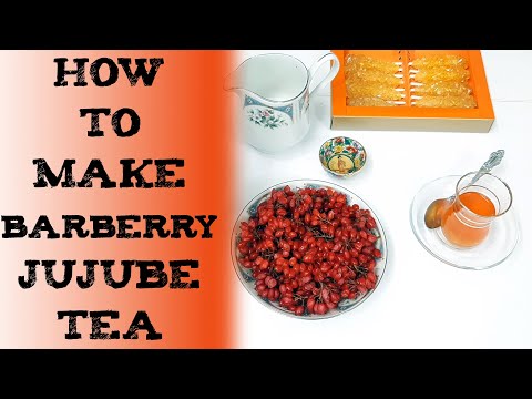 How to make barberry jujube tea 小檗枣茶 बैरबैरिस चाय ज़ेरेश्का चाय Чай с барбарисом té de agracejo