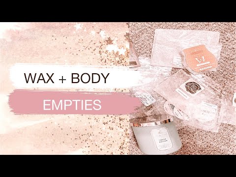 Wax + Body Empties | JANUARY 2021