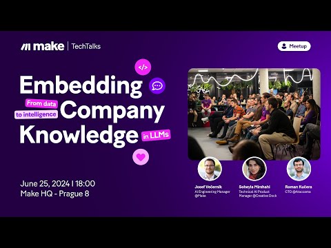 Make TechTalks: From Data to Intelligence: Embedding Company Knowledge in LLMs