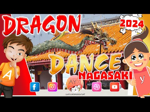 🐉 Dragon Dance in Confucius Shrine museum Nagasaki & Chanpon Museum / Nagasaki Settlement Festival