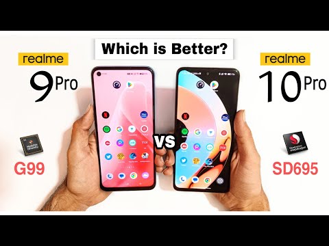 realme 9 pro 5g vs realme 10 pro 5g  Speed Test & Comparison | Helio G99 vs SD695