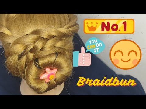 Juda Hair Bun With Puff😇👌👍🙏❤||Hairstyle||#youtube #trending #viralvideo #1000subscriber #bun#hair