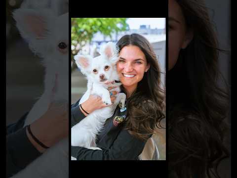 Portrait of a stranger & her pup in Portland, OR