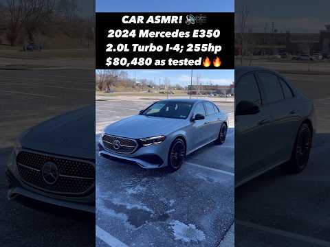 Car ASMR: Is the NEW Mercedes E-Class Still a Classy Pick with New Bold Design??